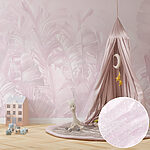 Wall mural Soft pastel palm leaves pattern