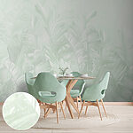 Wall mural Mint leaves pattern, elegant design