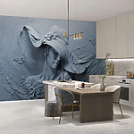 Wall mural Sculpture of a woman in a hat