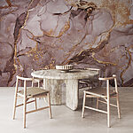 Wall mural Abstract pink and brown marble pattern