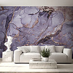 Wall mural Abstract marble with textured waves