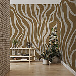 Wall mural Striped pattern with earthy tones