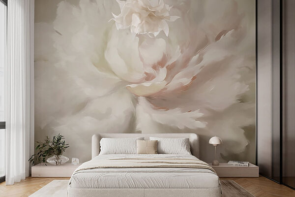 Delicate petals in soft hues Wall murals Delicate petals in soft hues