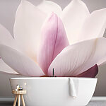 Wall murals Elegant petals in soft hues