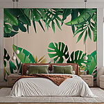 Wall murals Group of green leaves