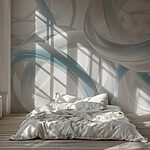 Wall murals Group of white rings