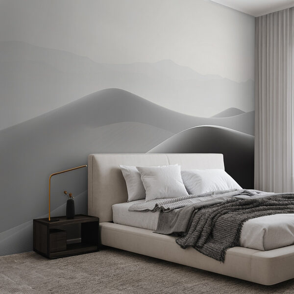 Sand dunes in the desert Wall murals Sand dunes in the desert
