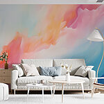 Wall murals Colorful painting of clouds