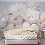 Wall murals Bouquet of pink and white flowers