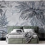 Wall murals Whimsical foliage in soft hues