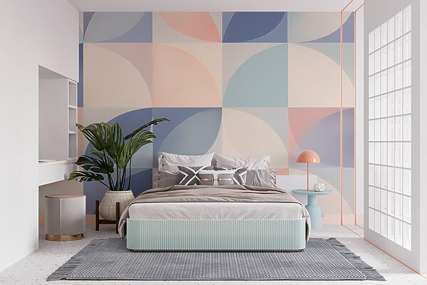 Teddy bear sitting on a cloud Wall murals Teddy bear sitting on a cloud