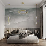 Wall murals Waves crashing on a beach