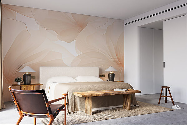 Delicate petals in soft hues Wall murals Delicate petals in soft hues