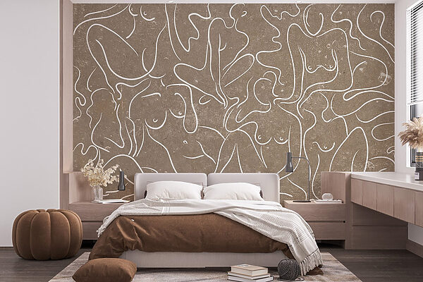 Group of women’s figures Wall murals Group of women’s figures