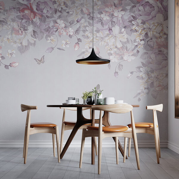 Wall mural Butterfly flying in the air