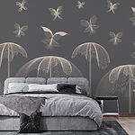 Wall murals Butterflies and butterflies flying in the sky