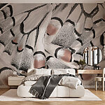 Wall murals Artistic depiction of butterfly wings