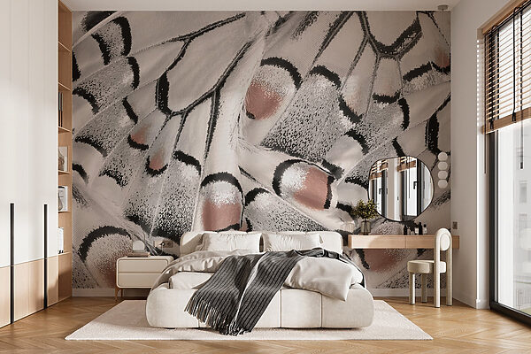 Artistic depiction of butterfly wings Wall murals Artistic depiction of butterfly wings