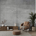 Wall mural Textured gray concrete wall surface